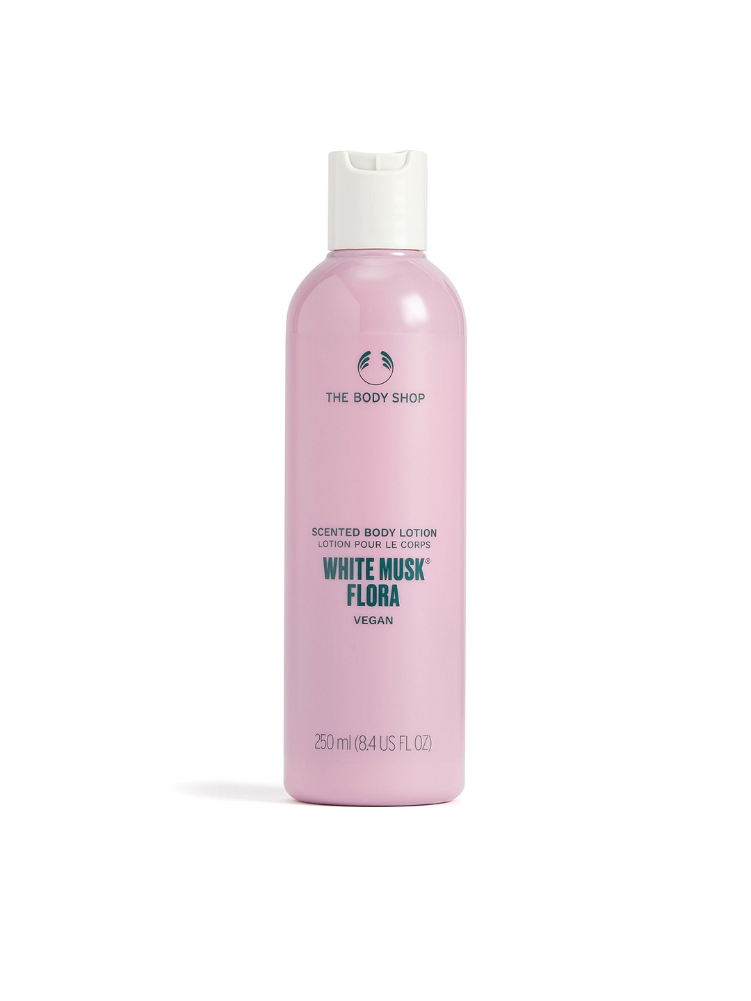 

THE BODY SHOP Unisex White Musk Flora Body Lotion- 250ml, Pink