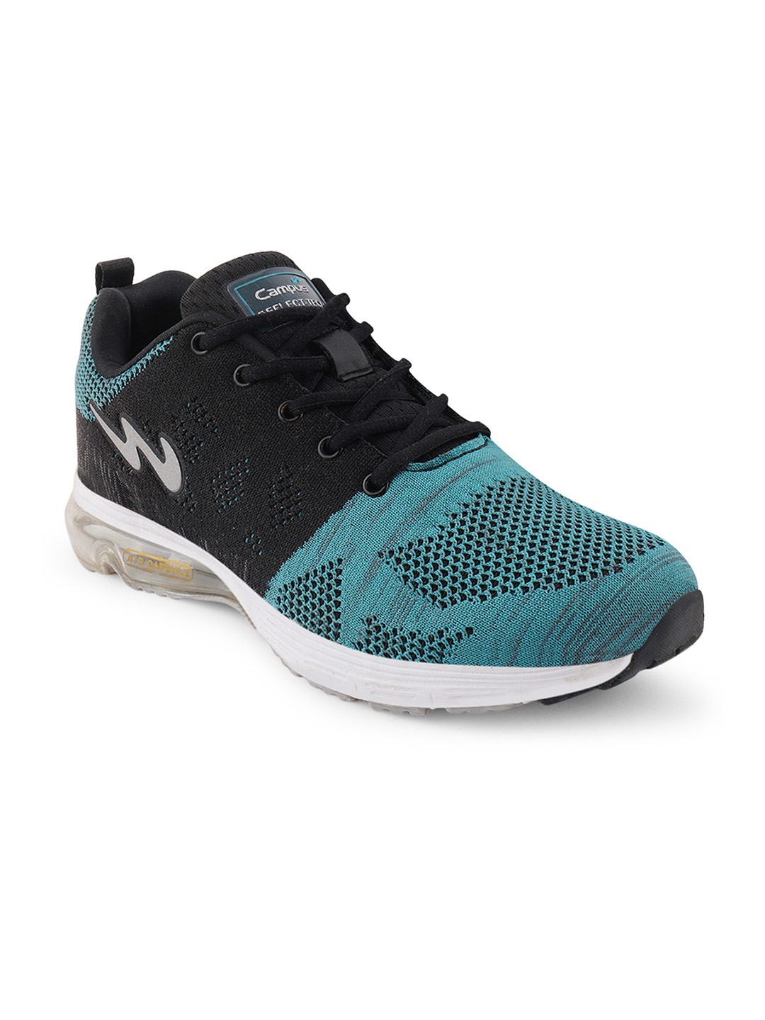 

Campus Men Black & Blue Running Shoes