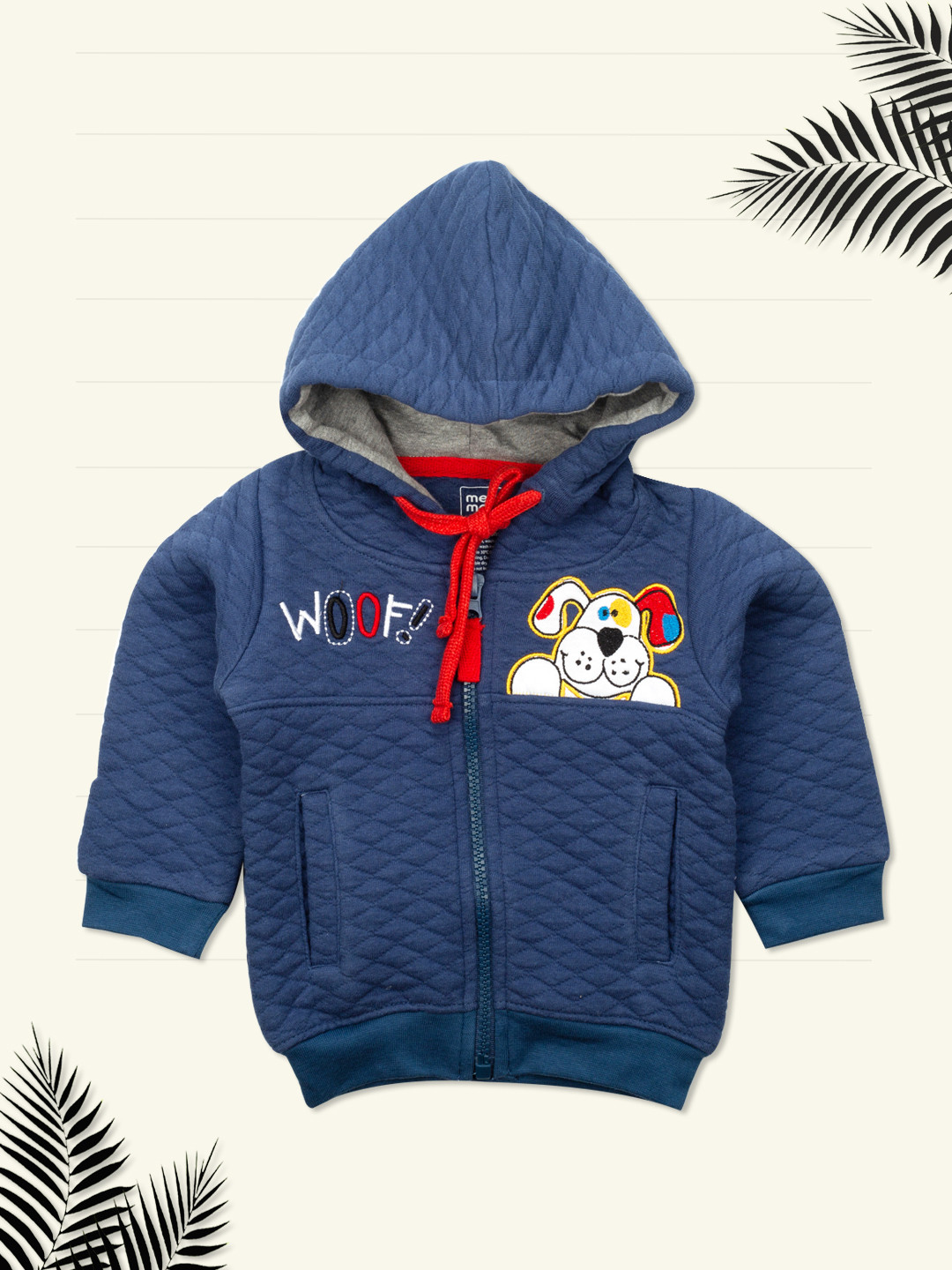 

MeeMee Boys Blue Applique Hooded Detailed Sweatshirt