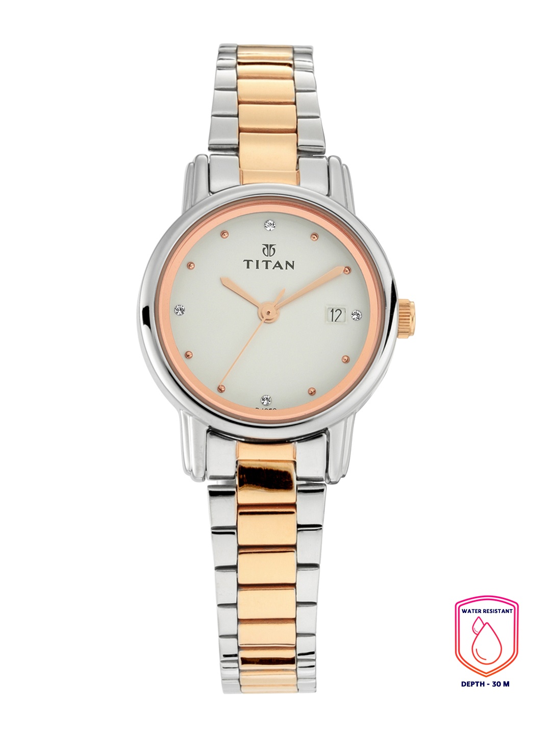

Titan Titan Dress Women White Analogue watch 2572KM01