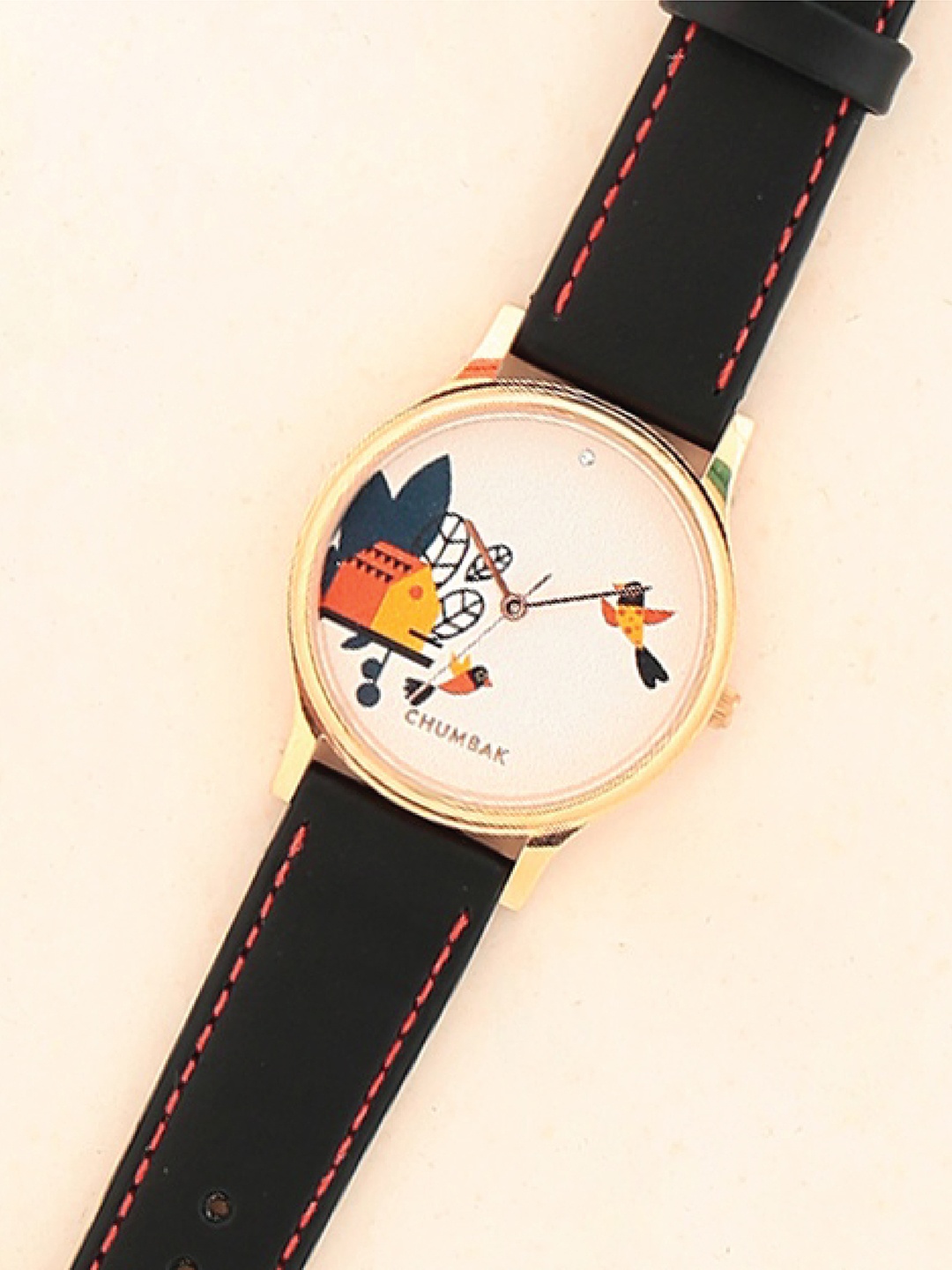 

TEAL BY CHUMBAK Women Off-White Analogue Watch 8907605085574