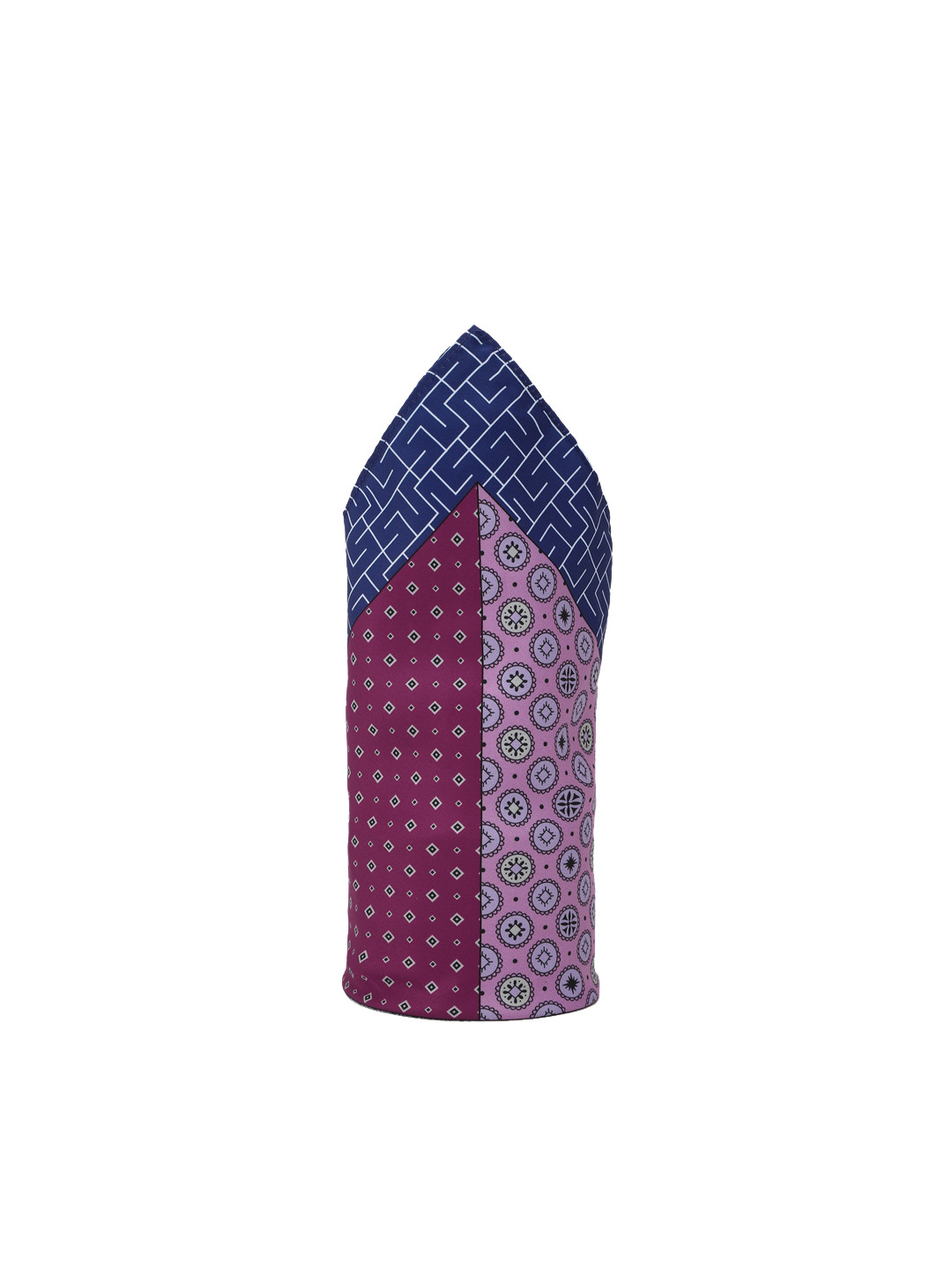 

Peter England Men White & Black Printed Pocket Square