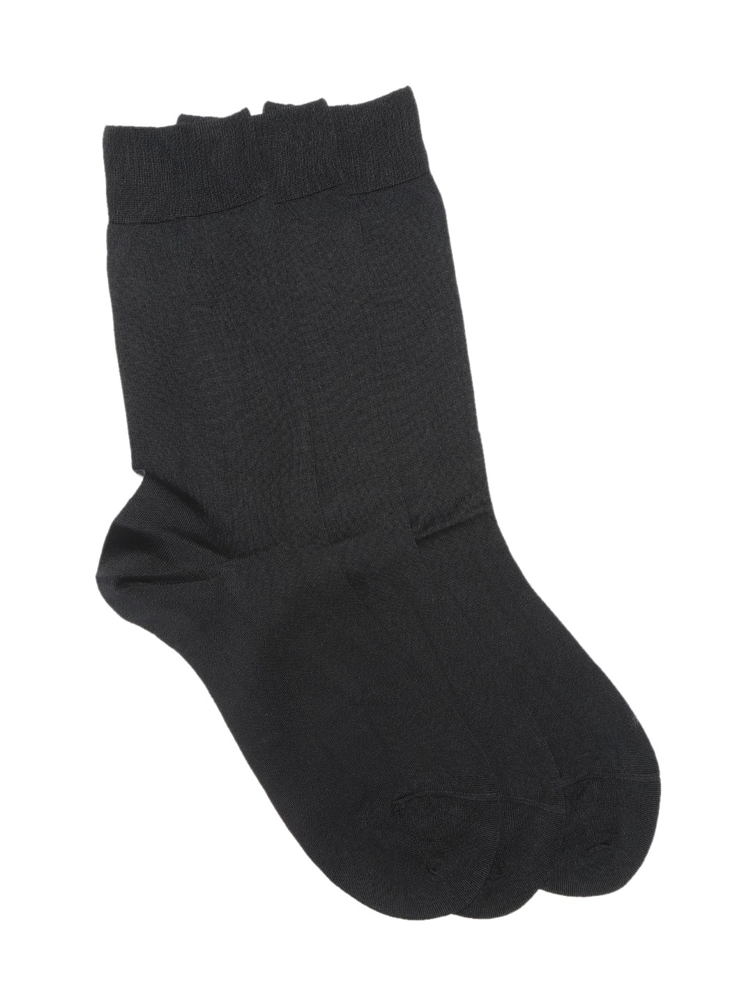 

Marks & Spencer Men Pack of 3 Black Solid Above Ankle Length Socks