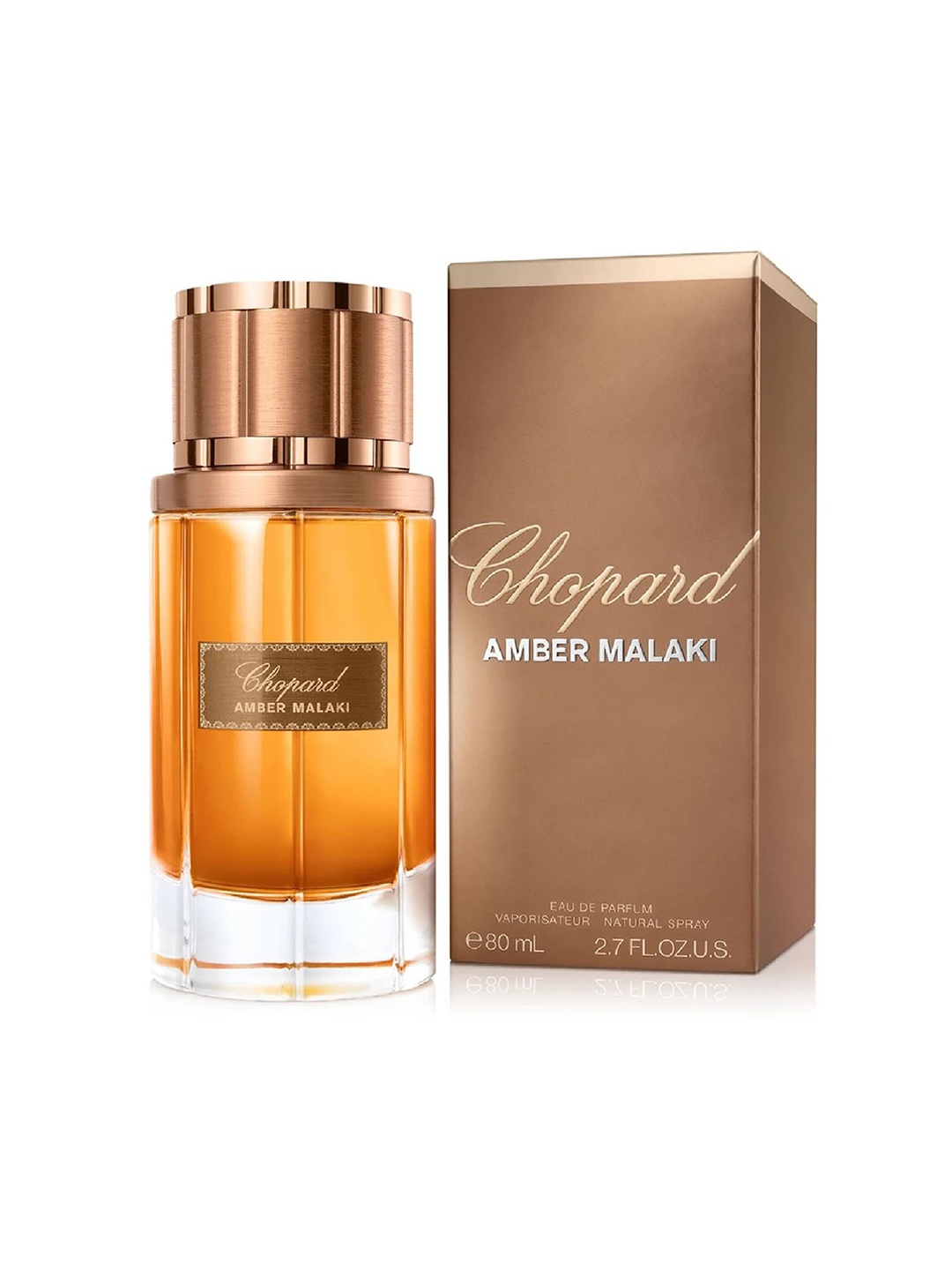 

Chopard Men Amber Malaki Long Lasting Eau De Parfum - 80 ml, Yellow