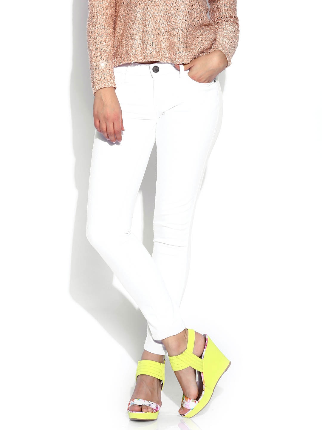 

Tokyo Talkies White Stain Resistance Skinny Fit Jeans