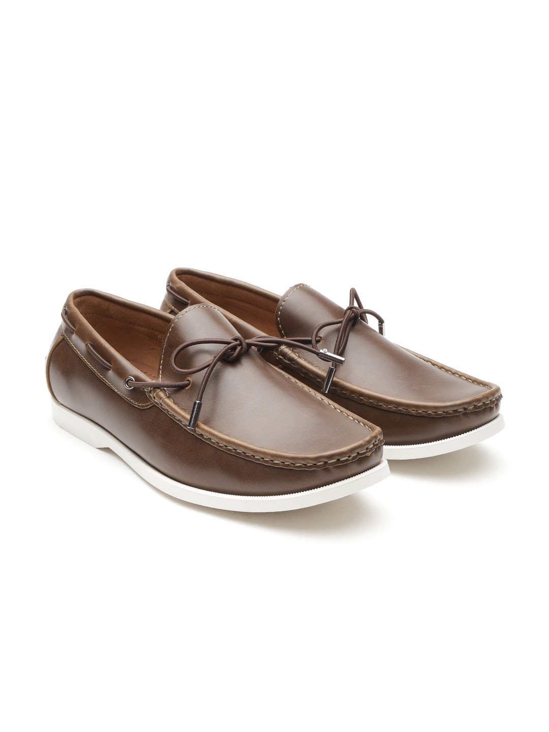 

Carlton London Men Brown Boat Shoes
