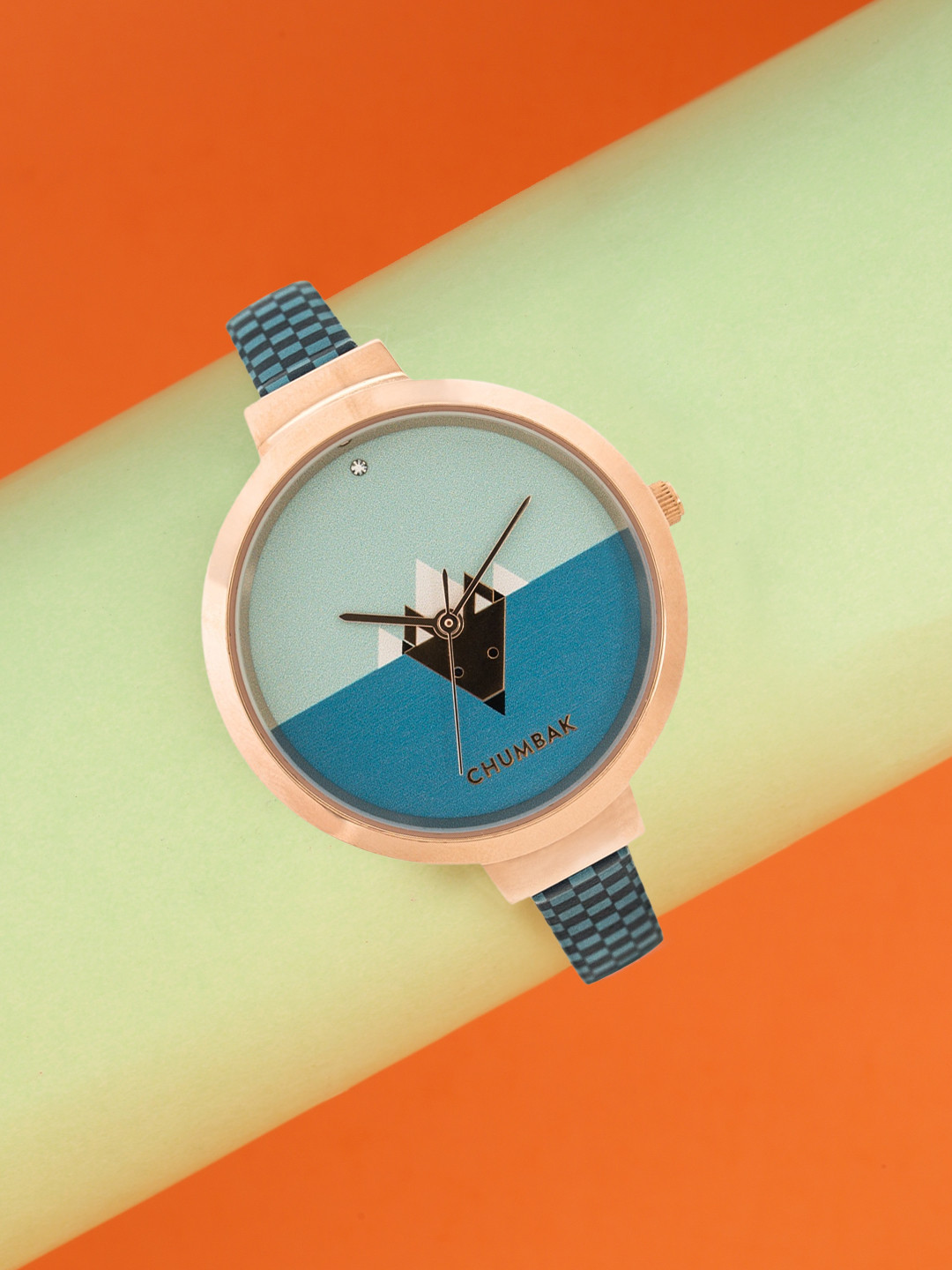 

TEAL BY CHUMBAK Women Blue Analogue Watch 8907605087066
