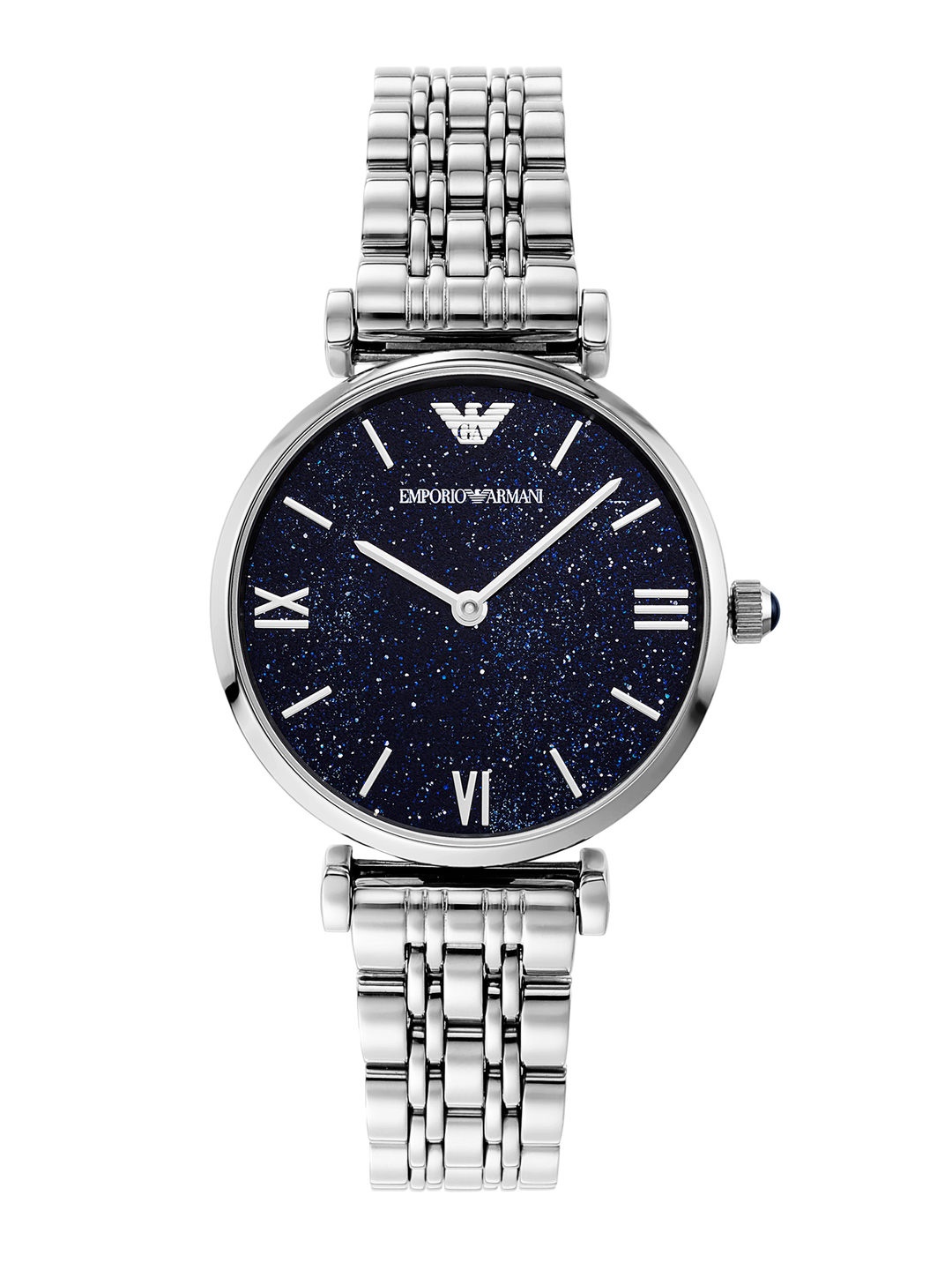 Emporio Armani Women Black Shimmer Analogue Watch AR11091_OR
