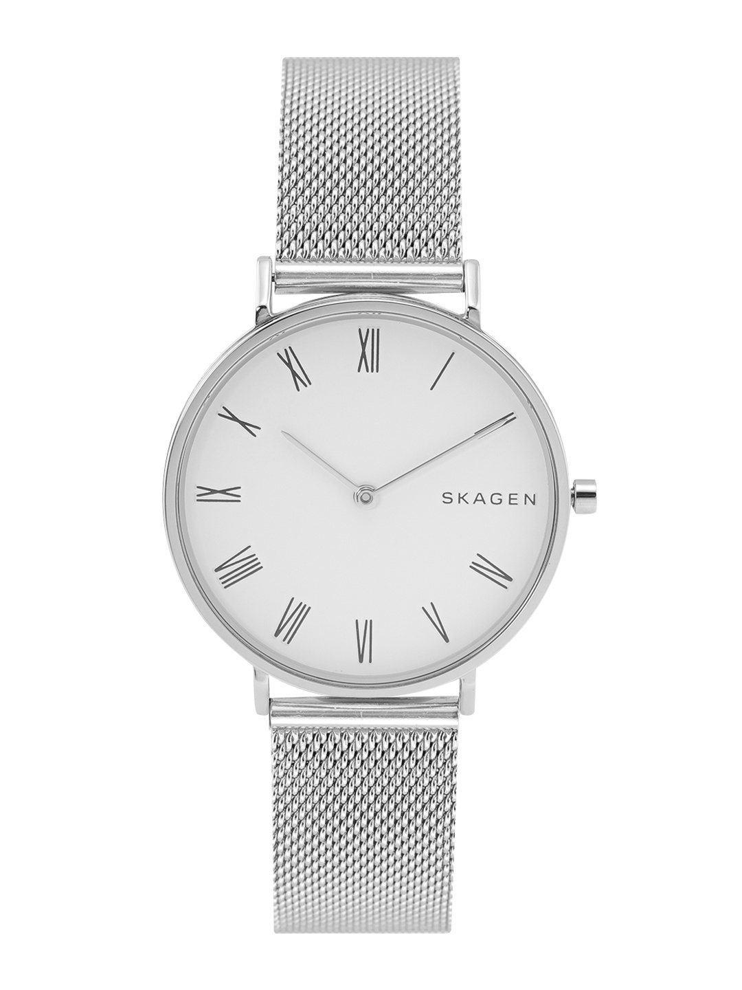 

SKAGEN Women Stainless Steel Bracelet Style Straps Analogue Watch SKW2677_OR, White