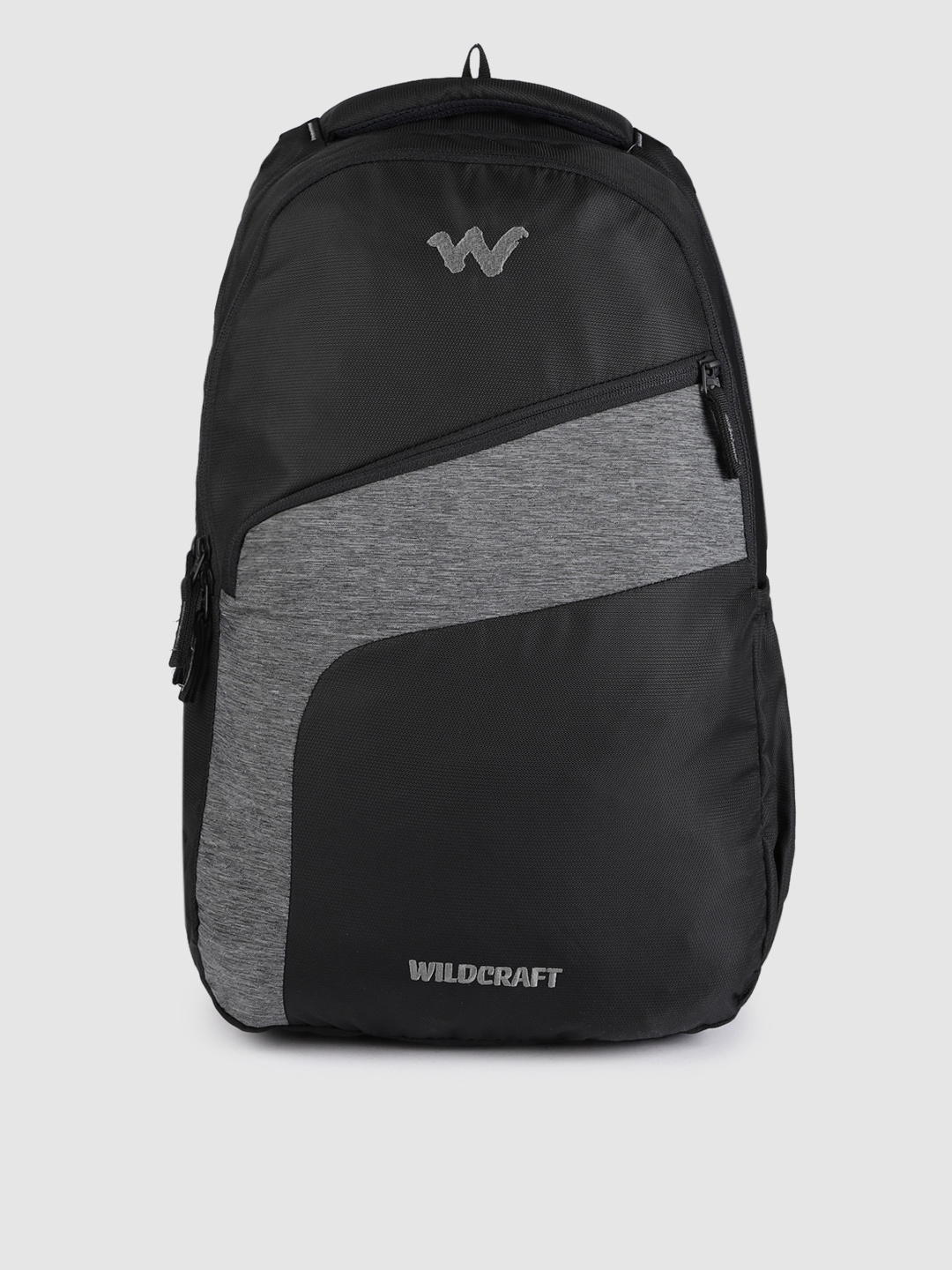 

Wildcraft Unisex Black & Grey Colorblocked Backpack