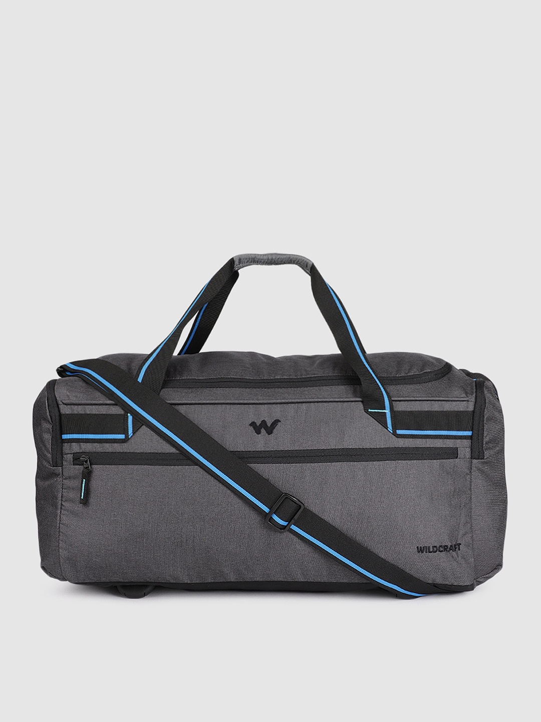 

Wildcraft Unisex Grey & Black Solid Roam Duffel Bag