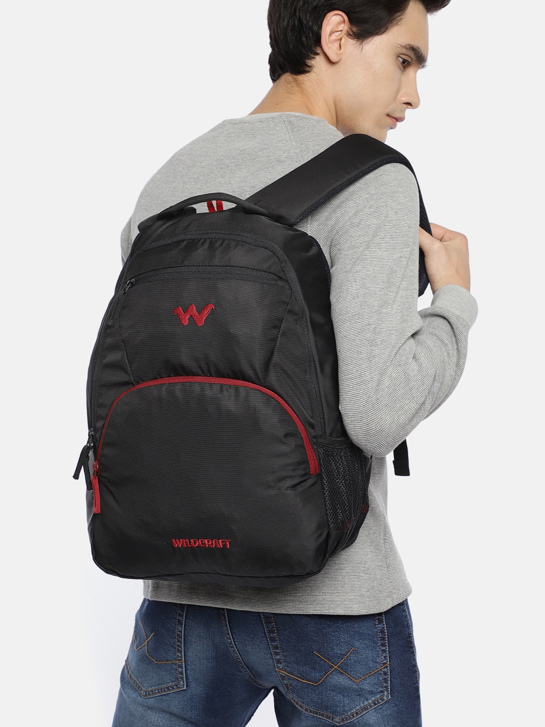 

Wildcraft Unisex Black Solid Hopper 1.0 Backpack