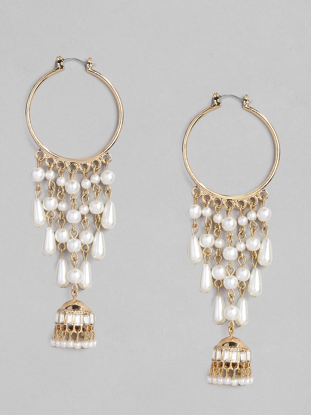 

Accessorize Gold-Toned Hoop Design Jhumkas