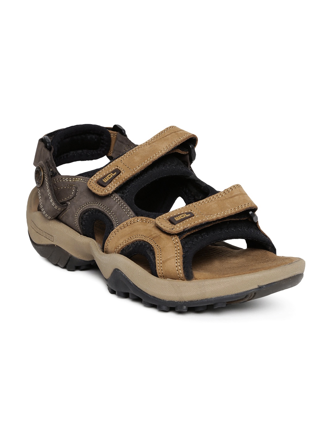 

Woodland Men Leather Sandals, Brown
