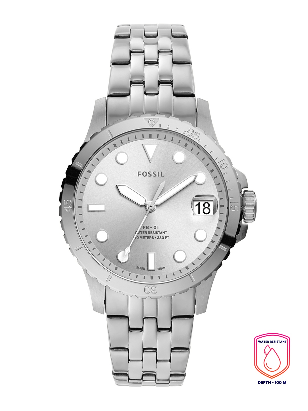 

Fossil Women Silver-Toned Analogue Watch ES4744