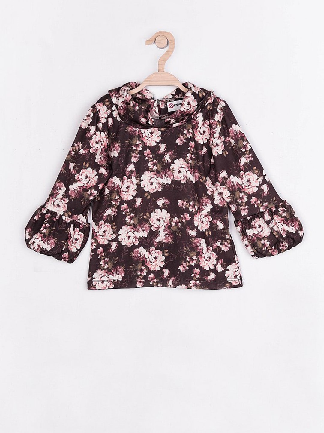 

Peppermint Girls Multicoloured Floral Print A-Line Top, Multi