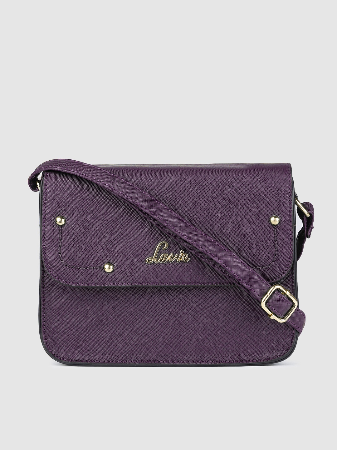 

Lavie Purple Solid Sling Bag