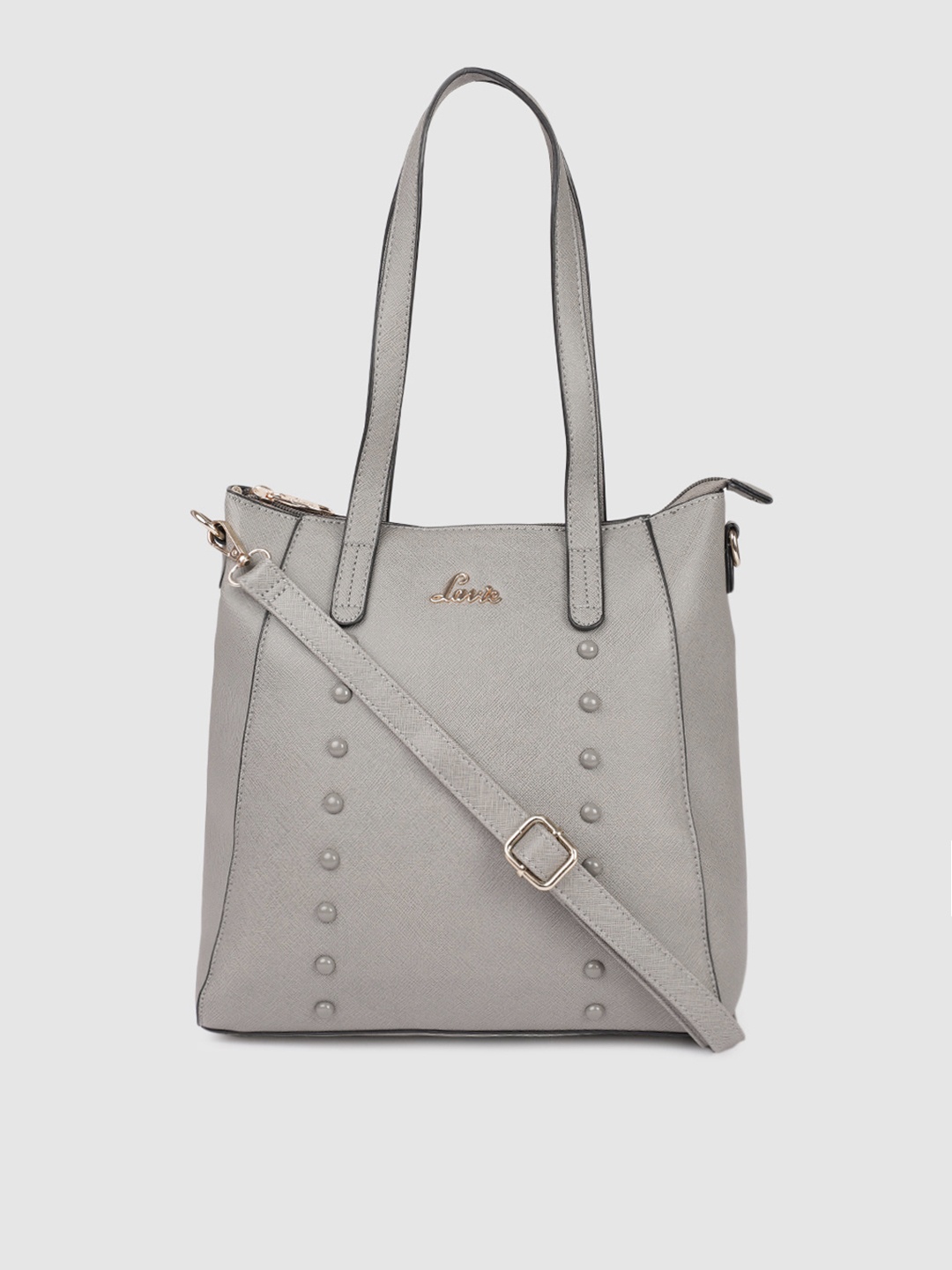 

Lavie Grey Solid Shoulder Bag