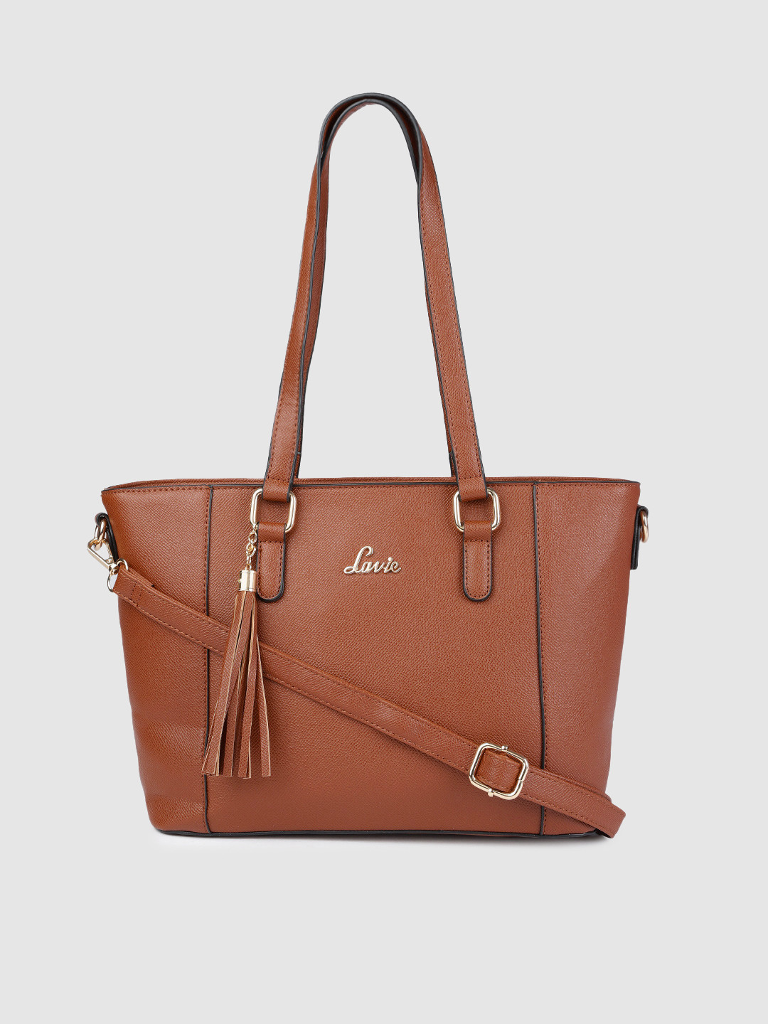

Lavie Brown Solid Shoulder Bag