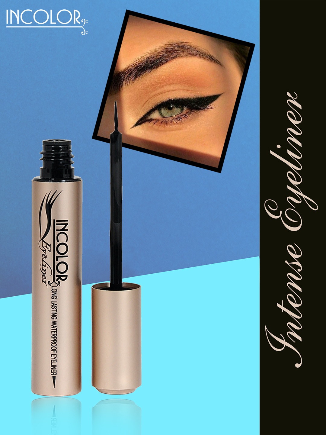 

INCOLOR Women Black Intense Eyeliner 6ml