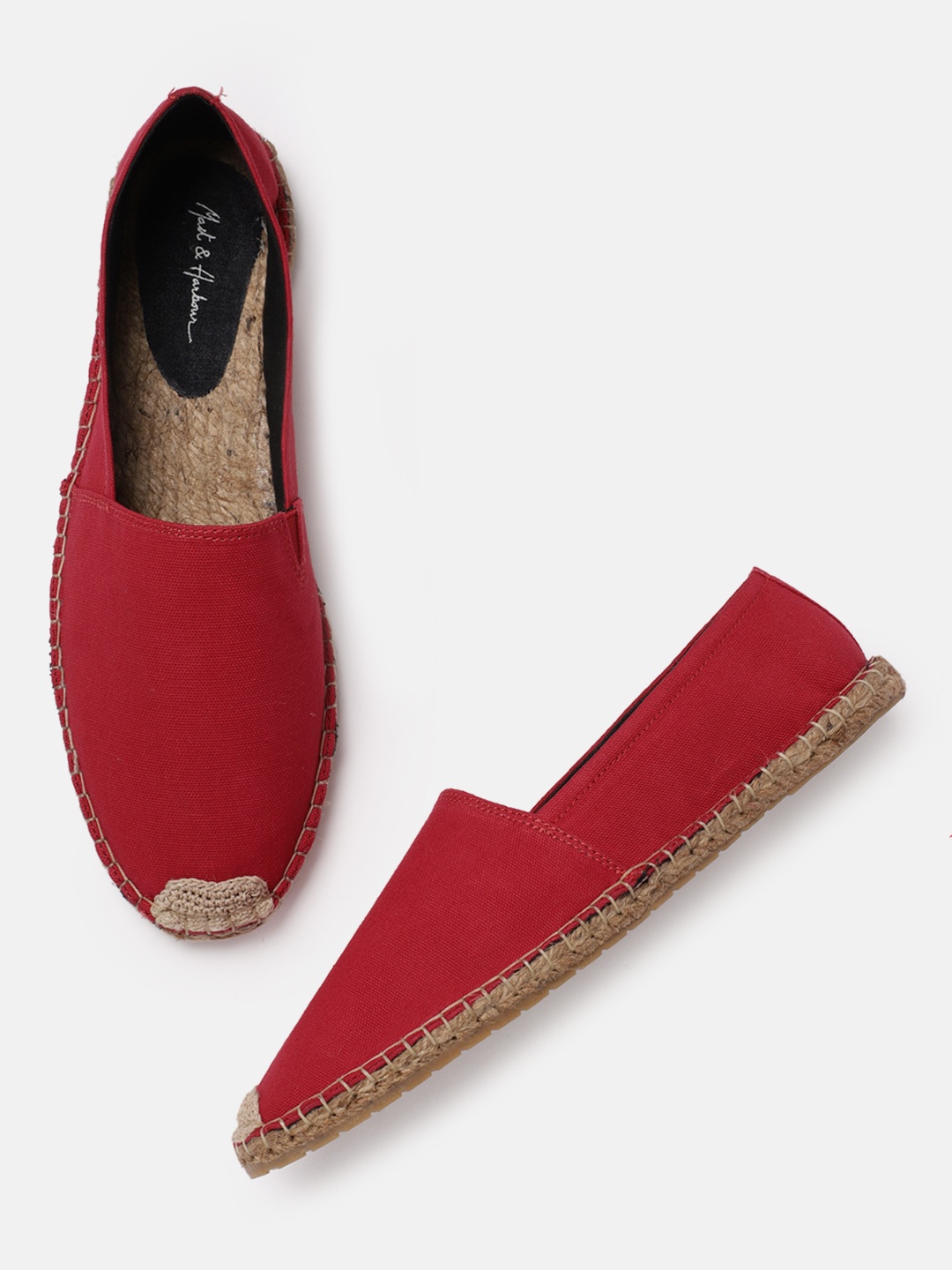 

Mast & Harbour Men Red Espadrilles