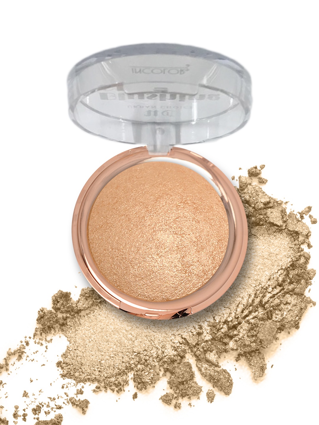 INCOLOR Women Gold-Toned Blushing Cheeks 24 9gm