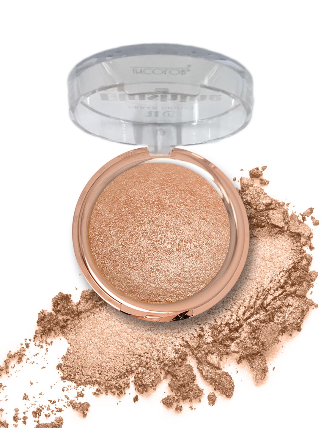 

INCOLOR Women Pink Blushing Cheeks 06 9g, Gold