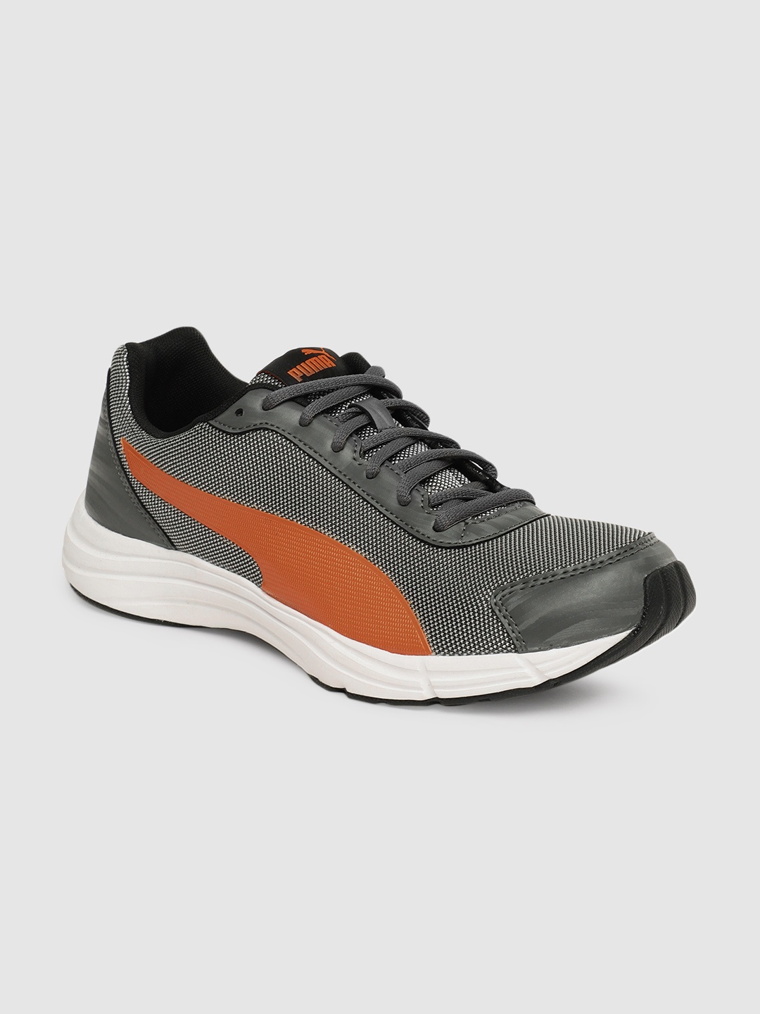 

Puma Men Grey Orange Explorer Running Shoes