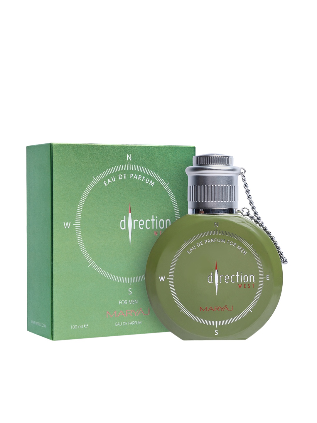 

Maryaj Men Direction West Eau De Parfum For Him 100ml, Green