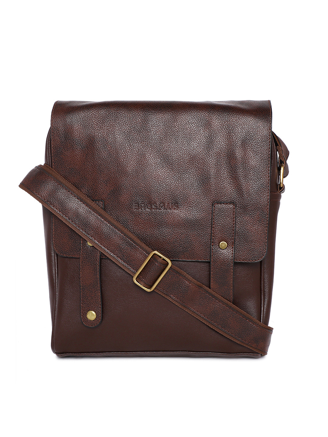 

Bags.R.us Unisex Brown Solid Messenger Bag