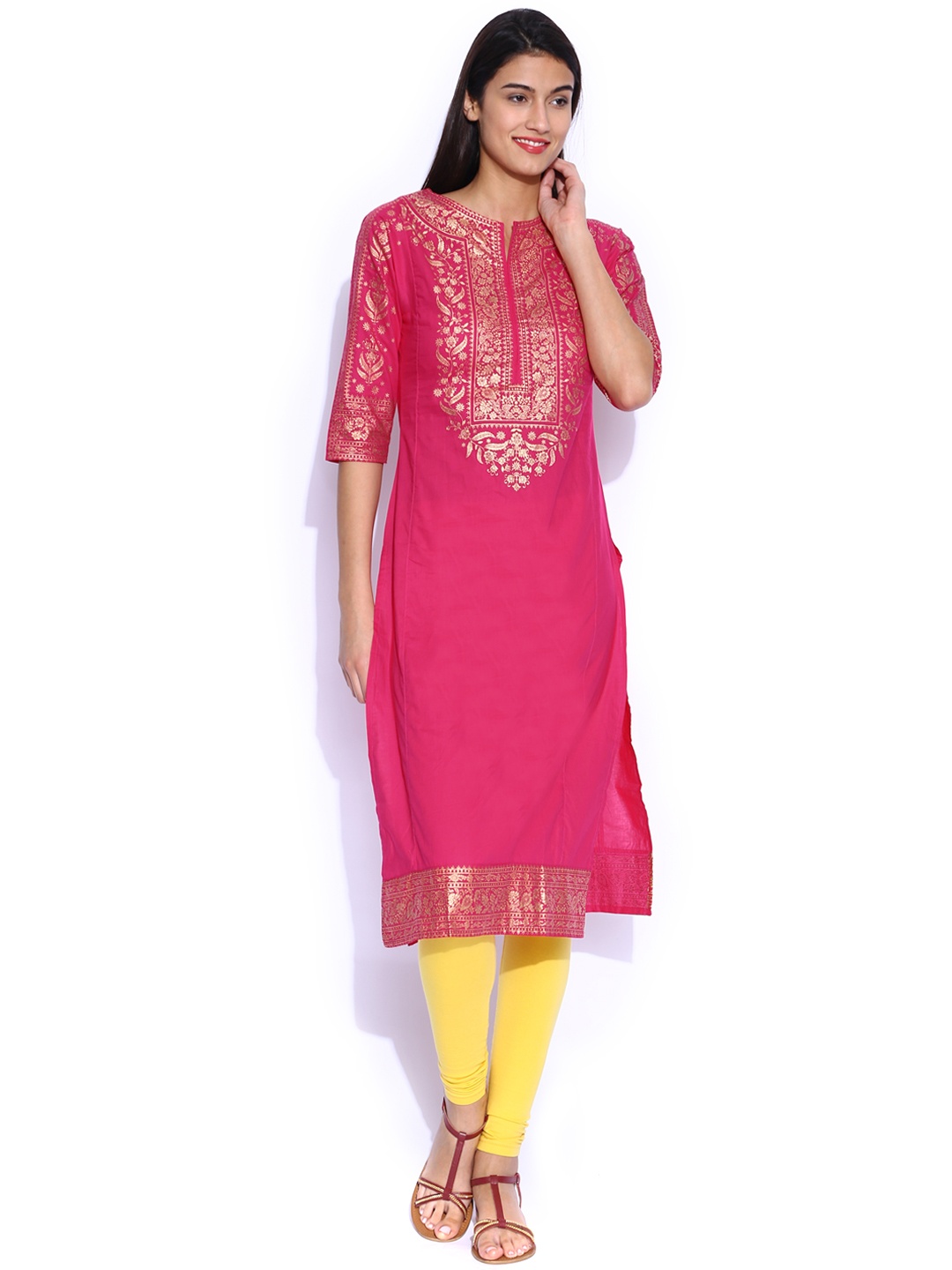 

Vishudh Pink Kurta