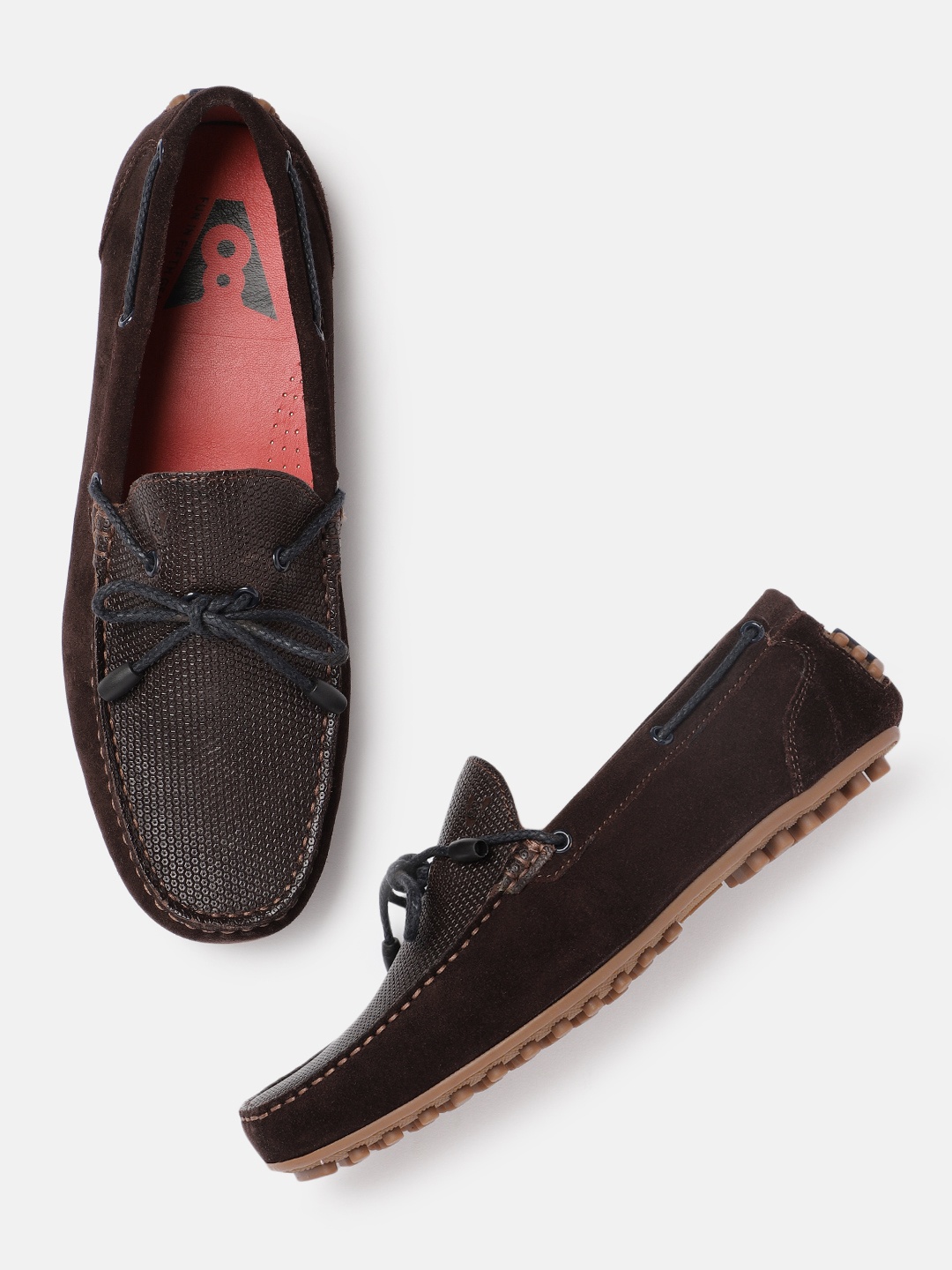 

V8 by Ruosh Men Brown Seti Suede Driving Shoes