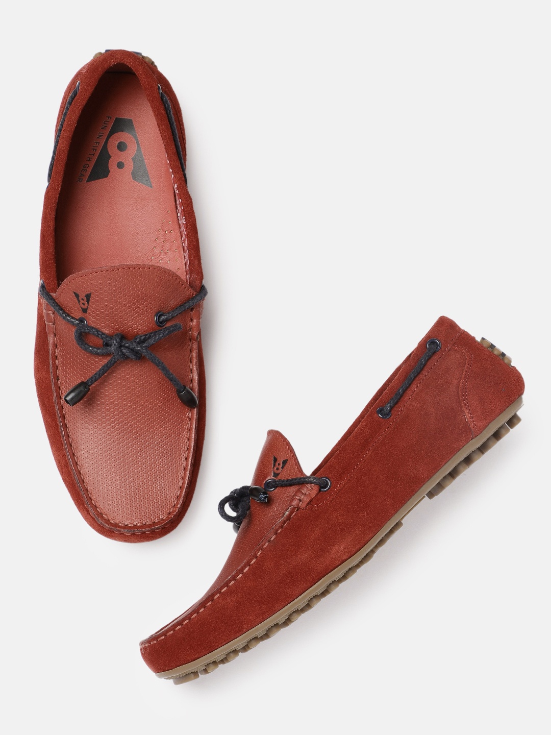 

V8 by Ruosh Men Red Boat Shoes