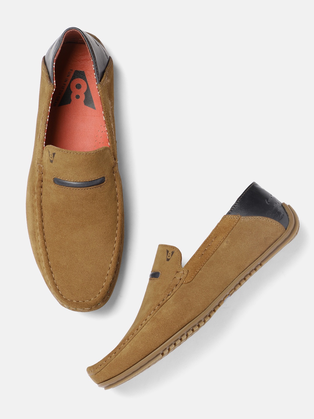 

V8 by Ruosh Men Tan Brown Loafers