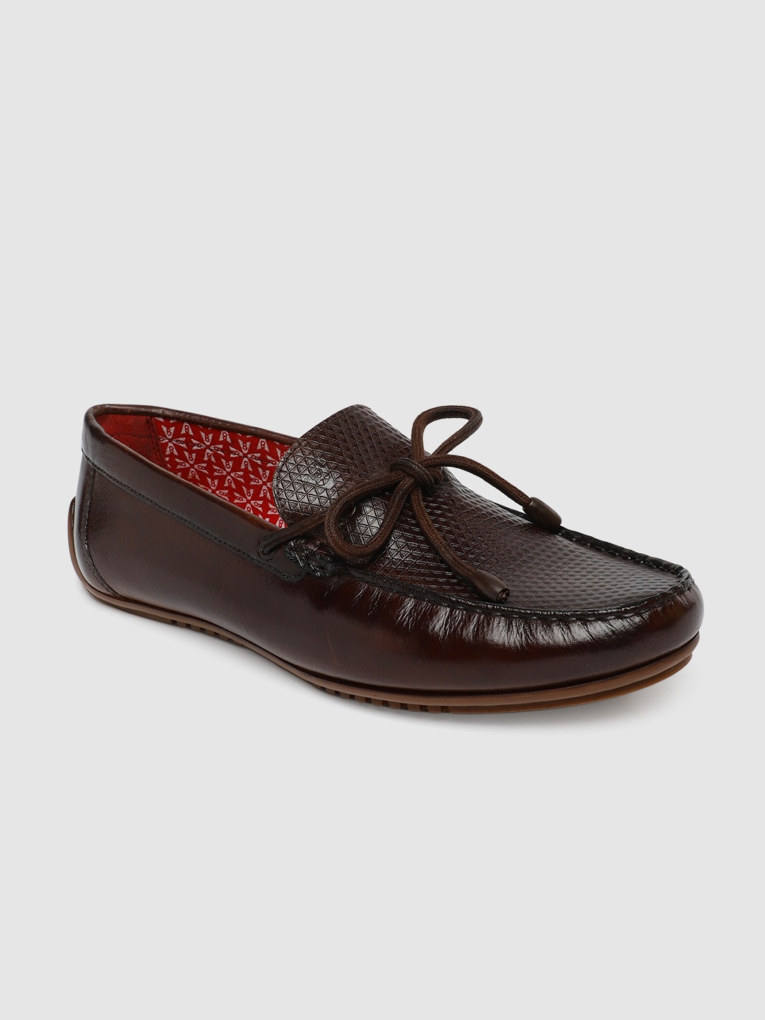 

V8 by Ruosh Men Brown Leather Loafers