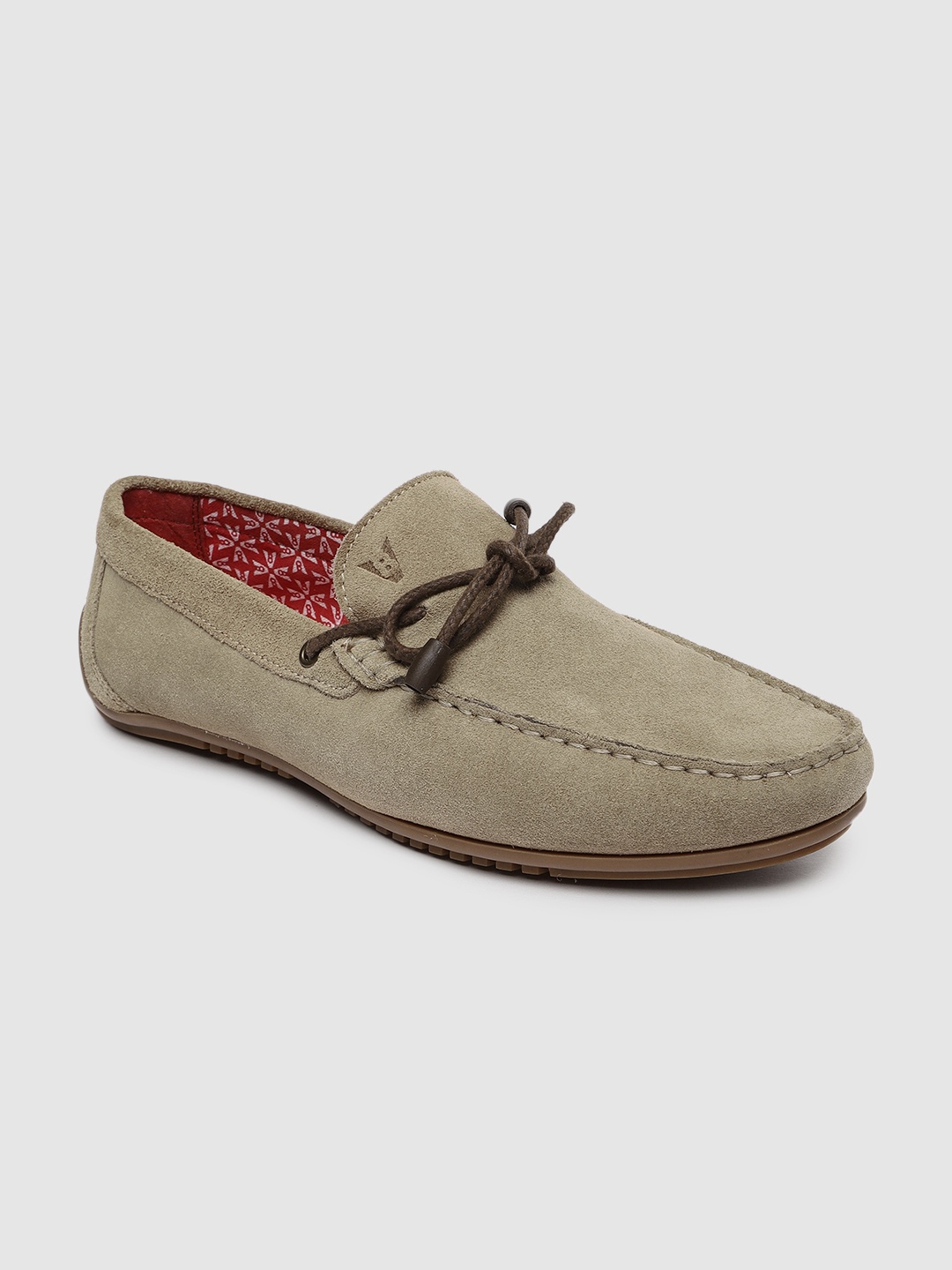 

V8 by Ruosh Men Brown Siena Suede Loafers