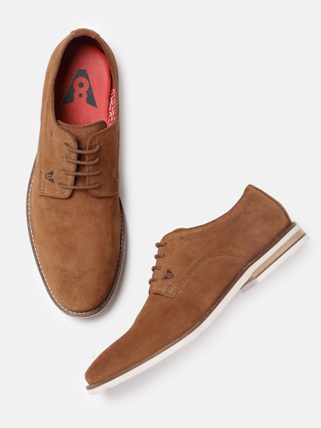 

V8 by Ruosh Men Brown Venice Suede Sneakers