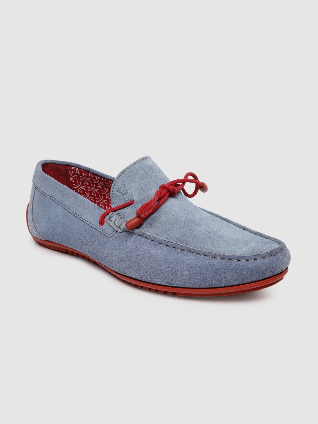 

V8 by Ruosh Men Blue Siena Suede Loafers