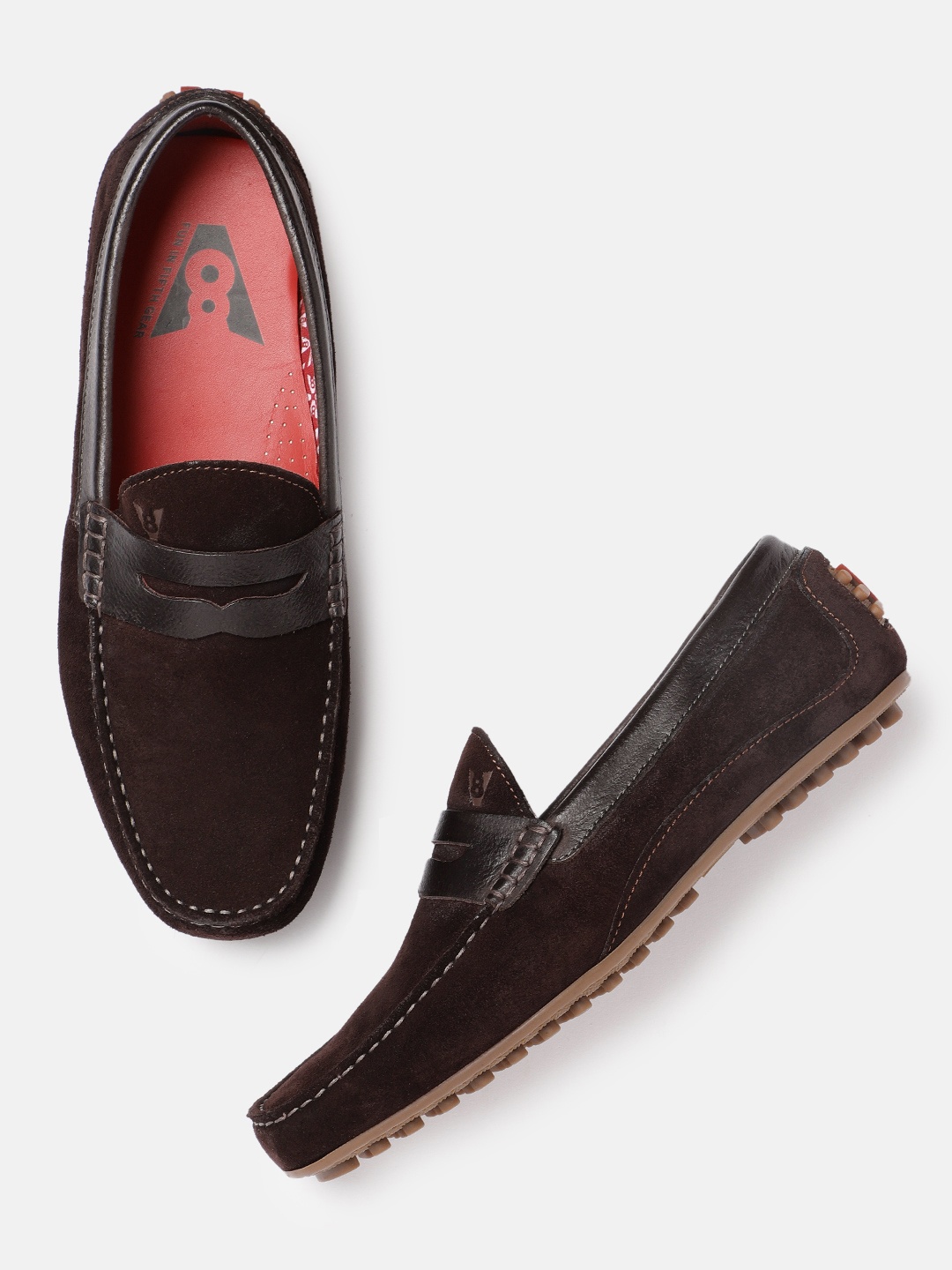 

V8 by Ruosh Men Brown Loafers