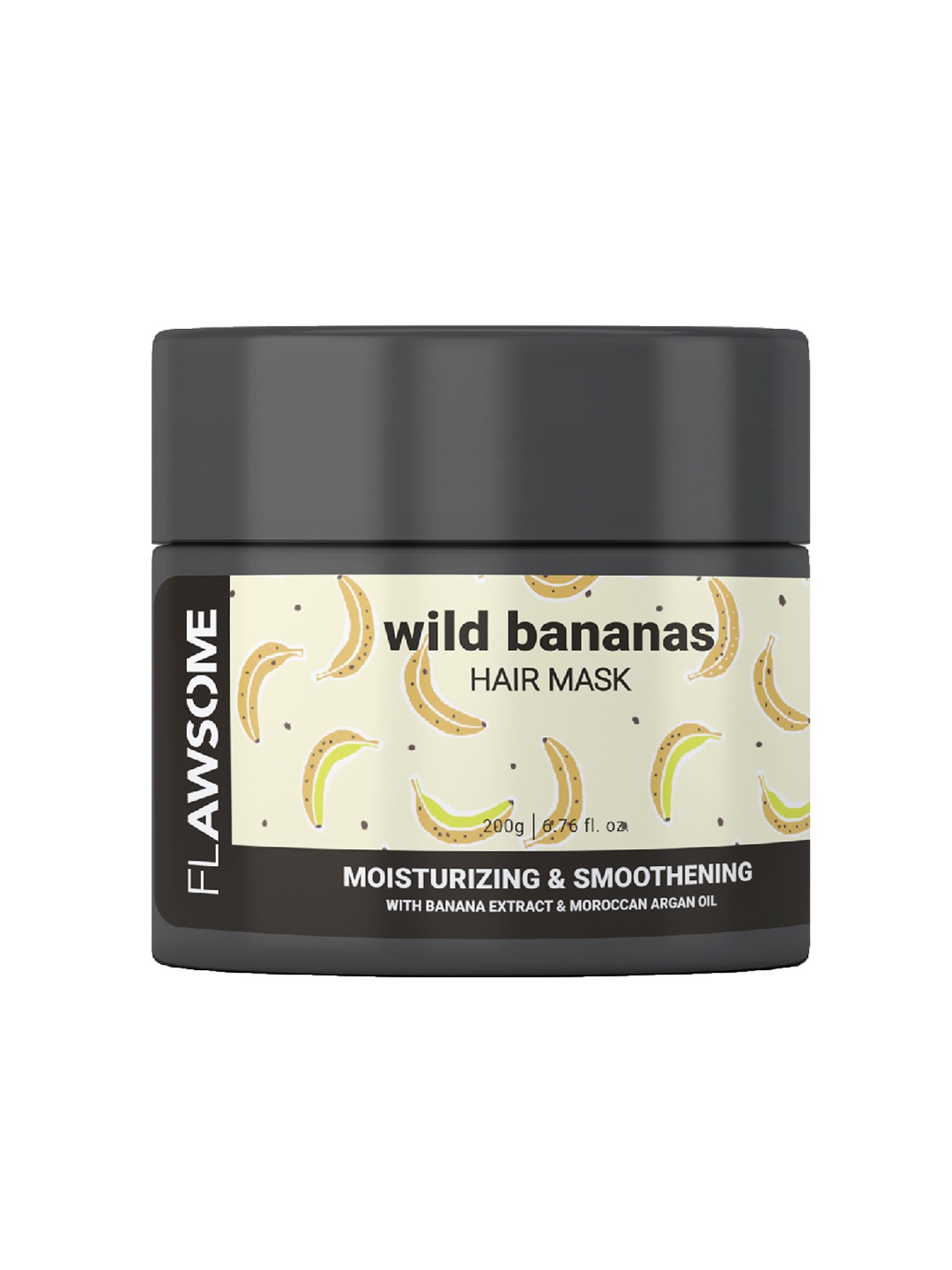 

Flawsome Unisex Wild Bananas Moisturizing & Smoothening Hair Mask, Yellow