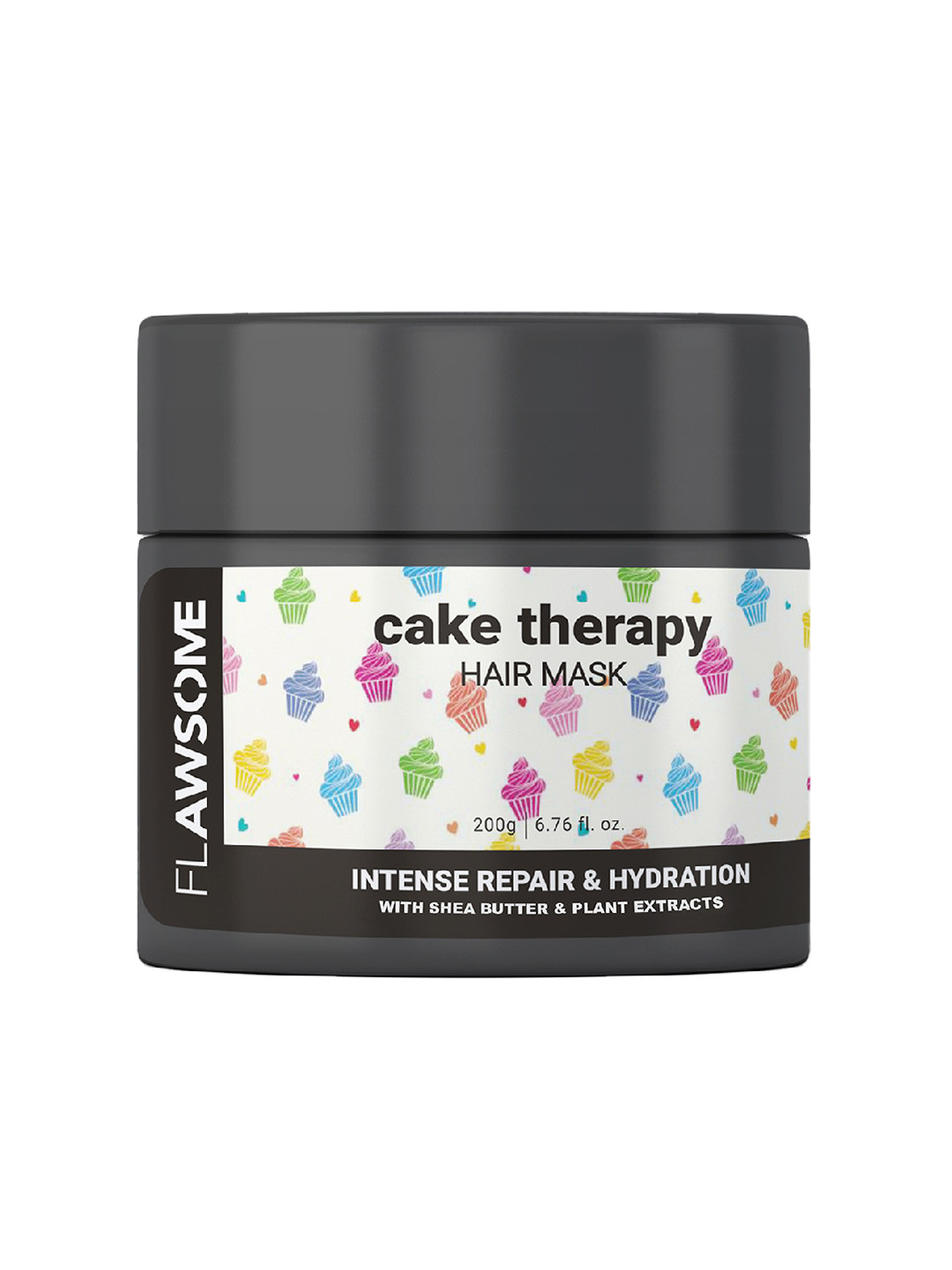 

Flawsome Unisex Flawsome Cake Therapy Intense Repair & Hydration Hair Mask, Off white