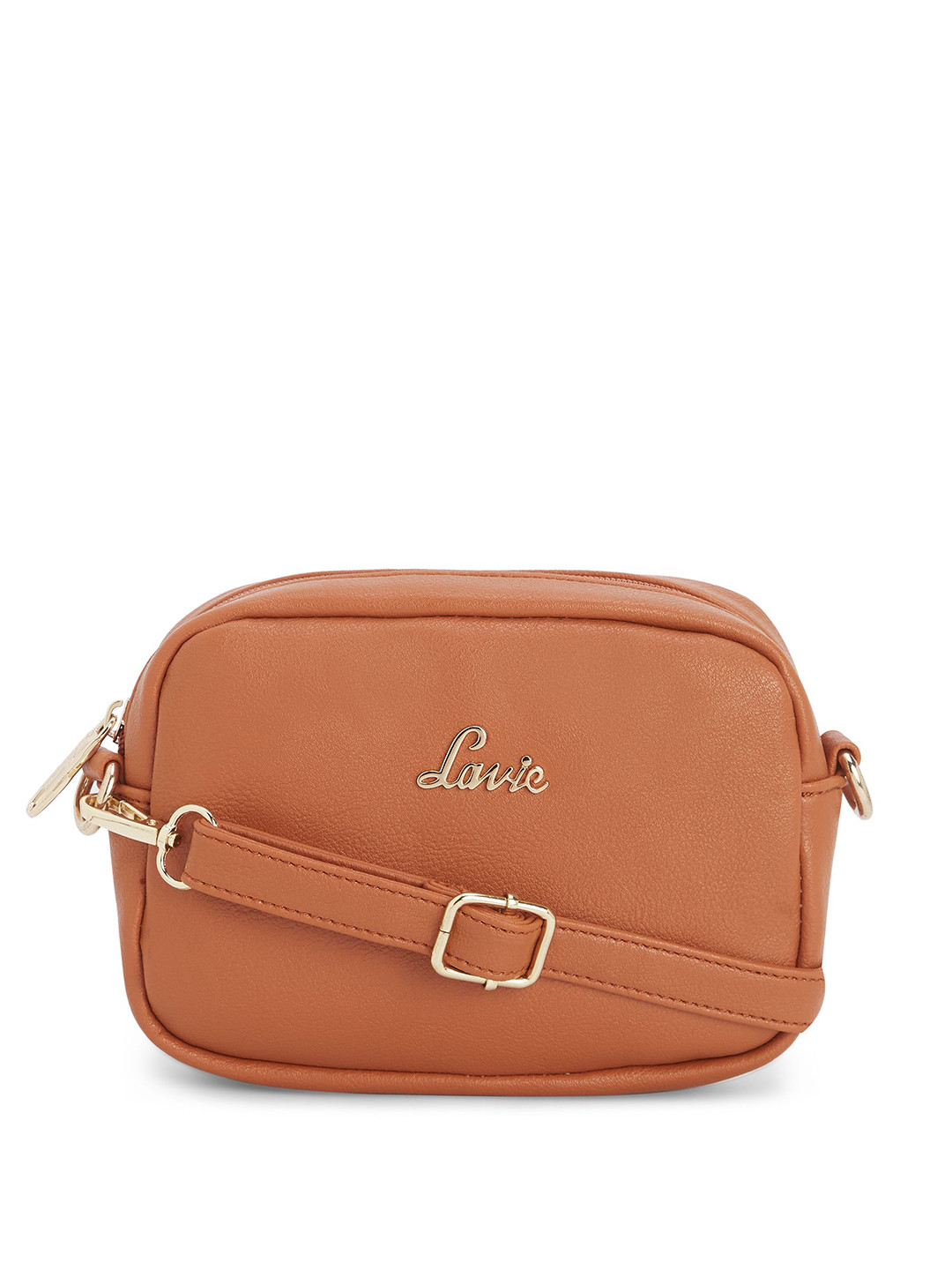 

Lavie Orange Solid Sling Bag