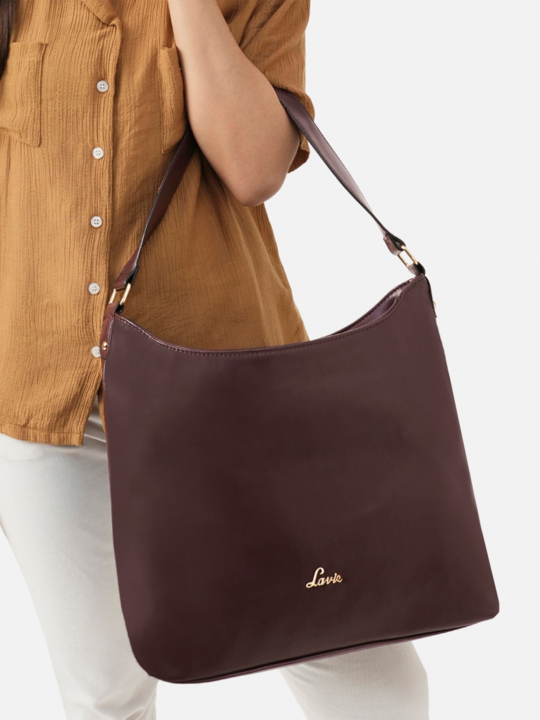

Lavie Polani Women Satchel Handbag, Maroon