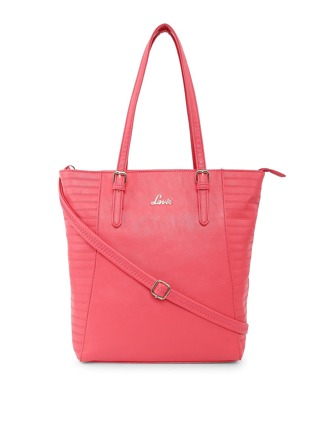 

Lavie Pink Solid Shoulder Bag