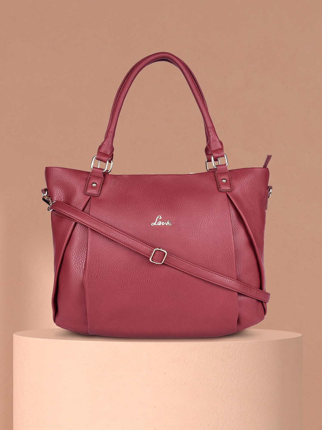 

Lavie Aalto Women Maroon Large Tote Handbag