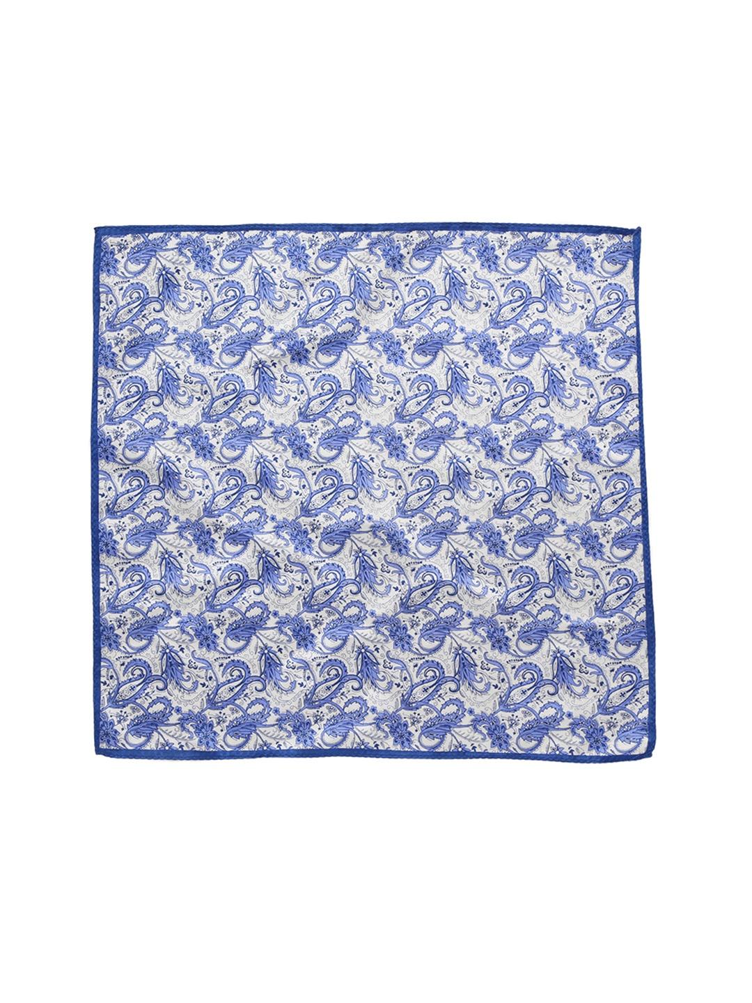 

Peter England Men Blue & White Printed Pocket Square