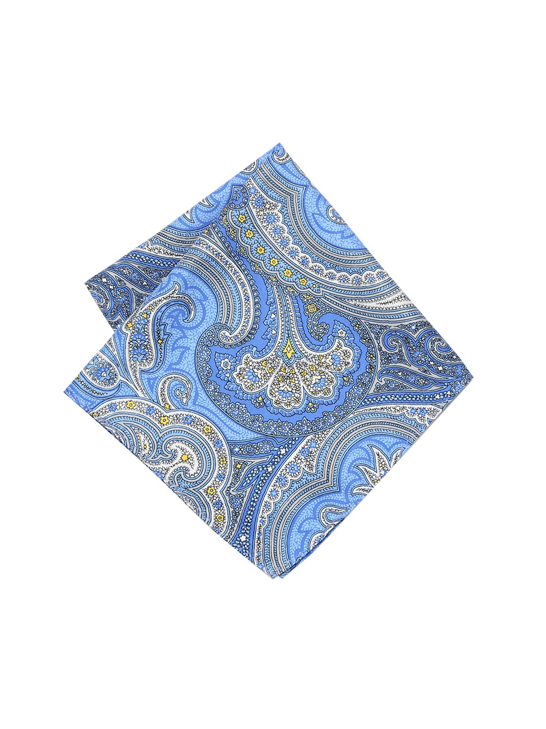 

Peter England Men Blue & Grey Printed Pocket Square