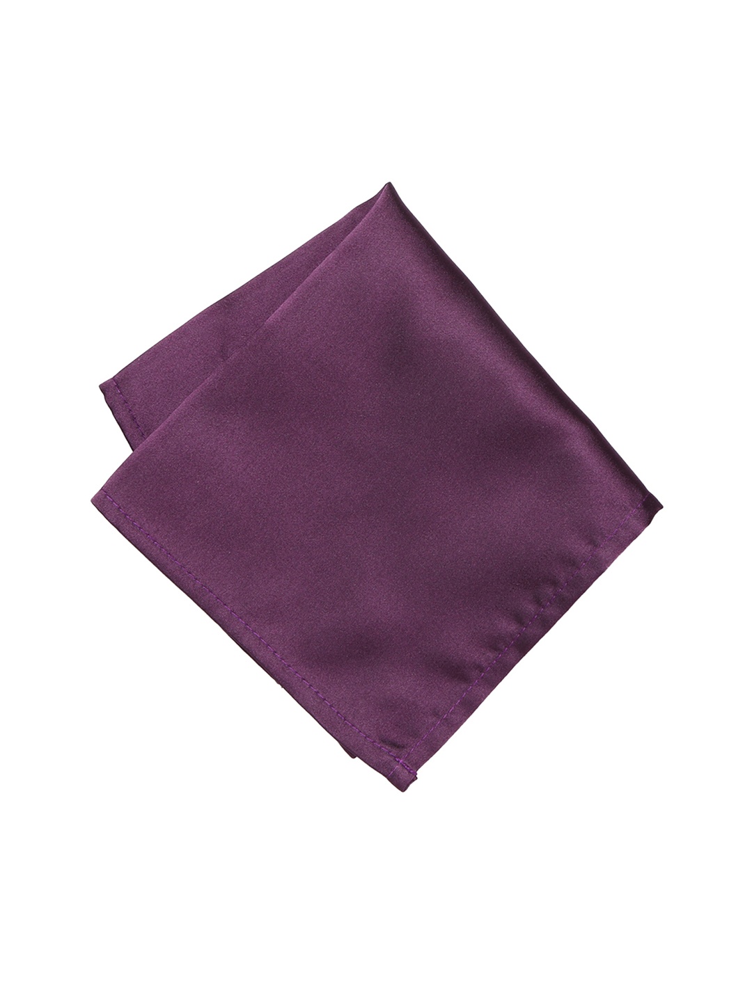 

Peter England Men Purple Solid Pure Silk Pocket Square