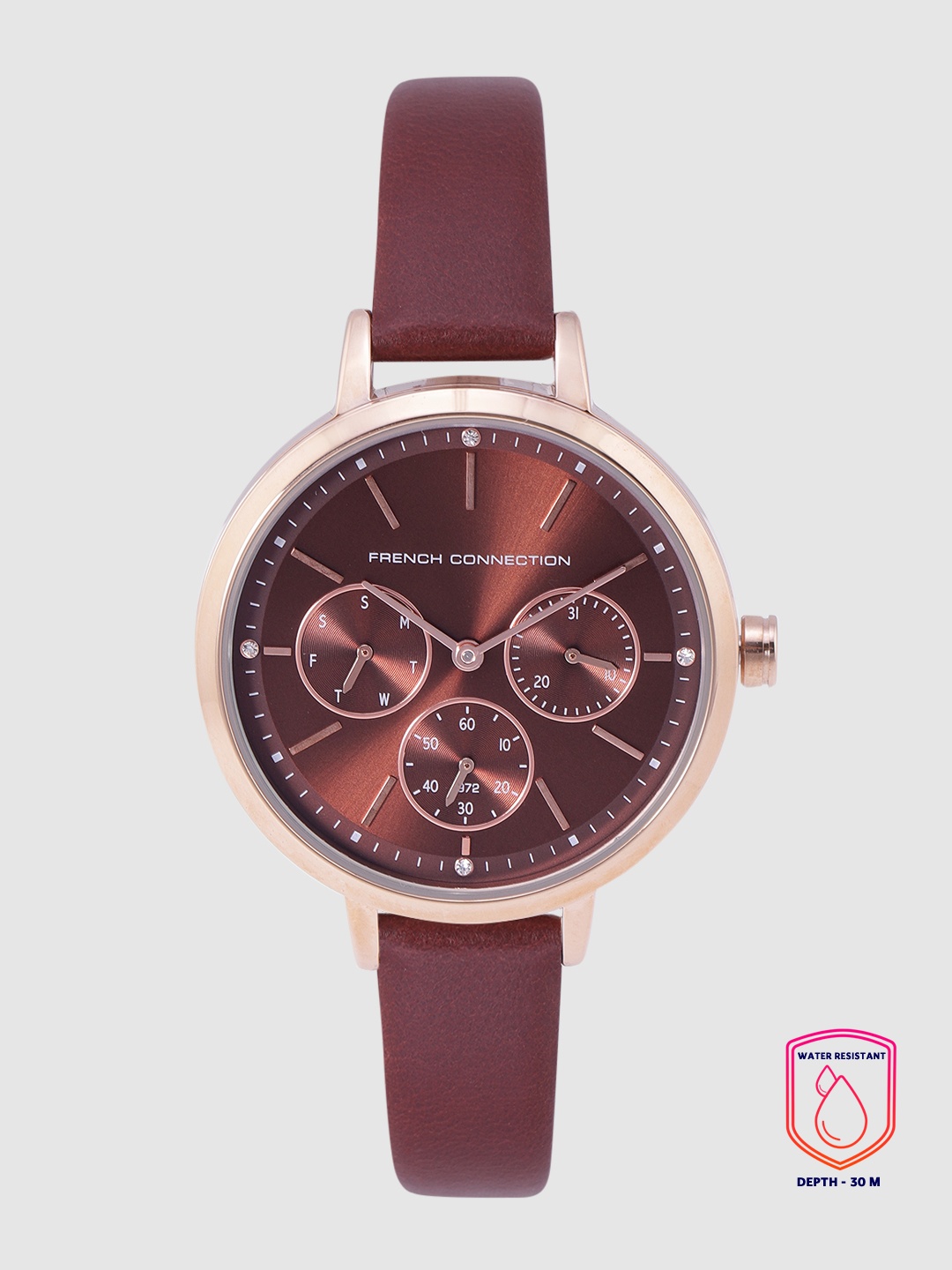 

French Connection Women Copper-Toned Analogue Watch FC134T