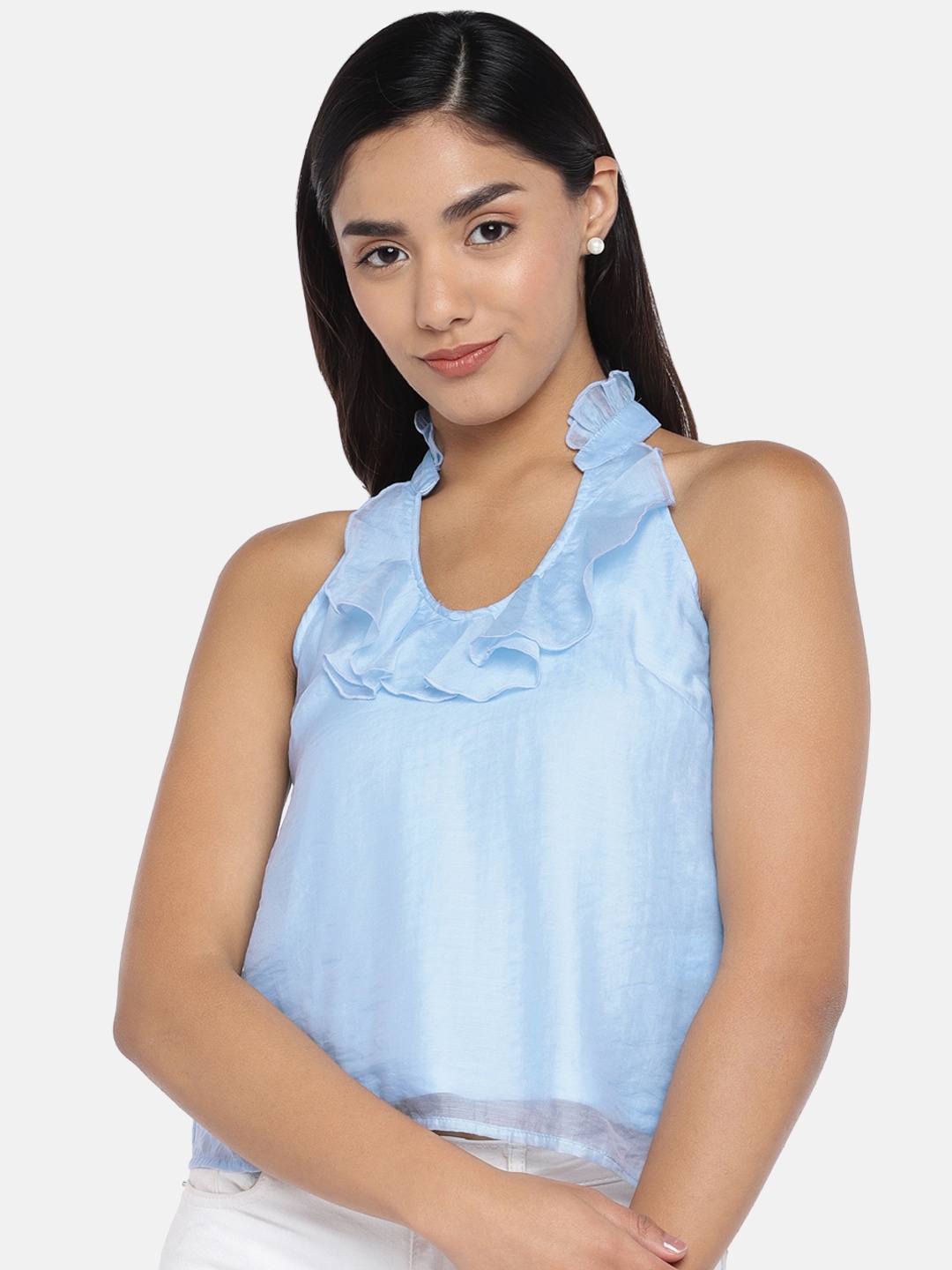 

Globus Women Blue Solid Top